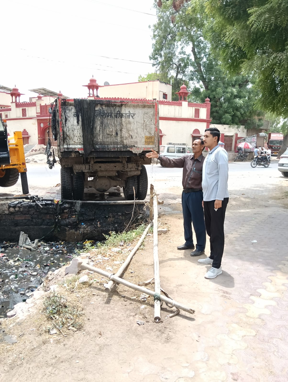 Bikaner Nagar Nigam : Rudra News Express में जाम नालों की ग्राउंड रिपोर्ट से नगर निगम हरकत में, सफाई शुरू