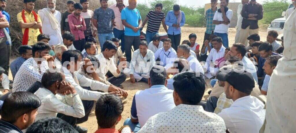 नोखा के गांव में भी वोटिंग का बहिष्कार : केन्द्रीय मंत्री अर्जुनराम मेघवाल के बेटे लोगों को समझाने डाइयां गांव पहुंचे