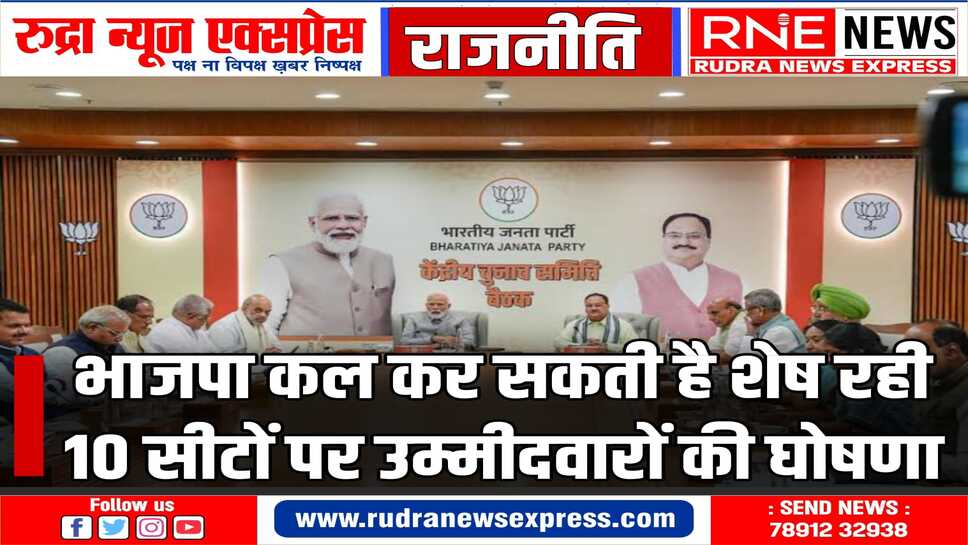राज्य के कई वरिष्ठ नेताओं के नाम प्रस्तावित