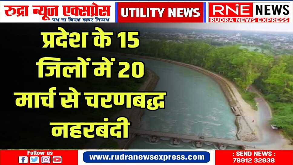 15 रेगिस्तानी जिलों में चरणबद्ध रूप से नहरबंदी रहेगी