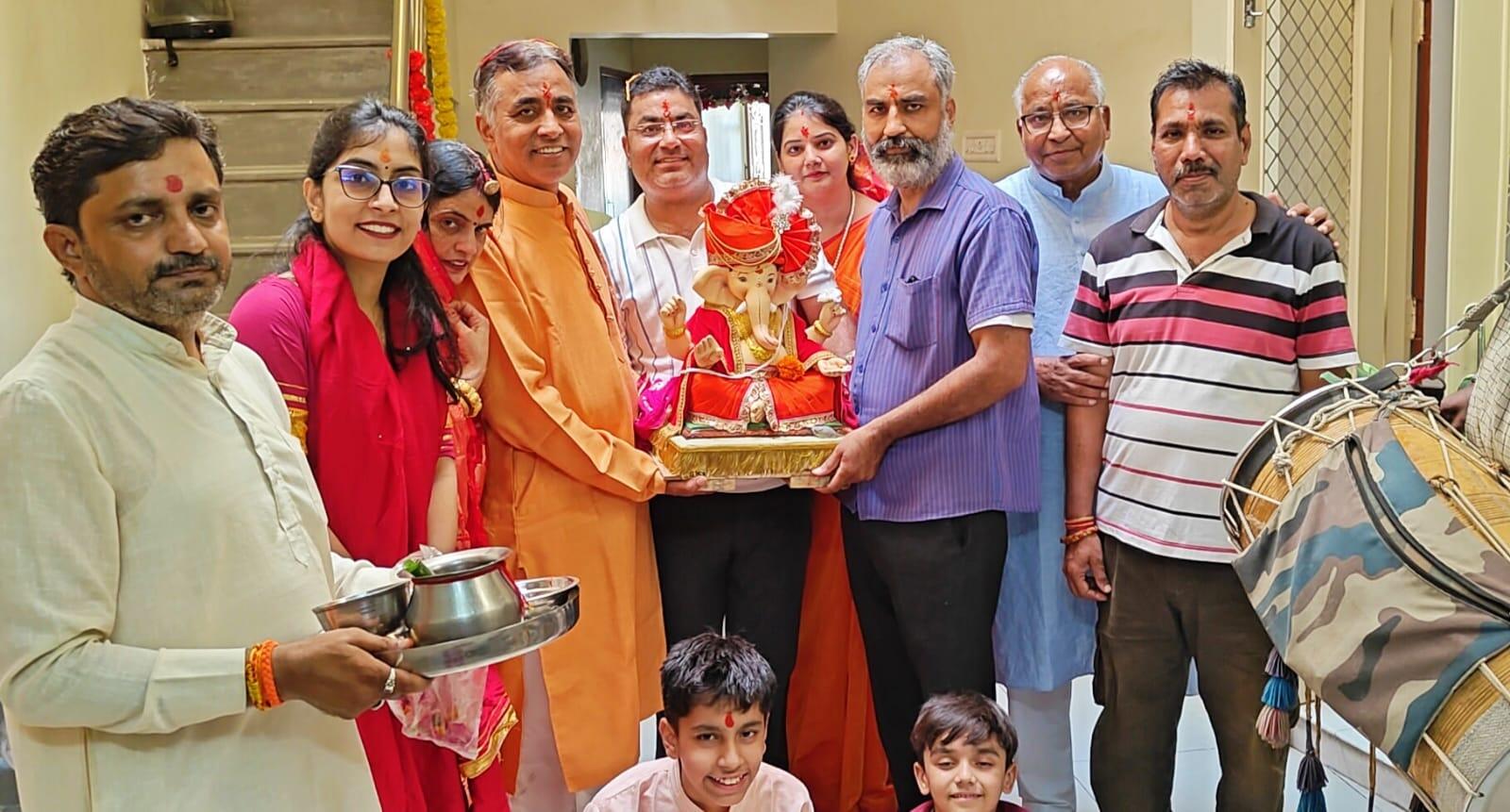 BIKANER : आदि गणेश में महायज्ञ की पूर्णाहुति, कोटगेट पर द्वार गणेश पूजन