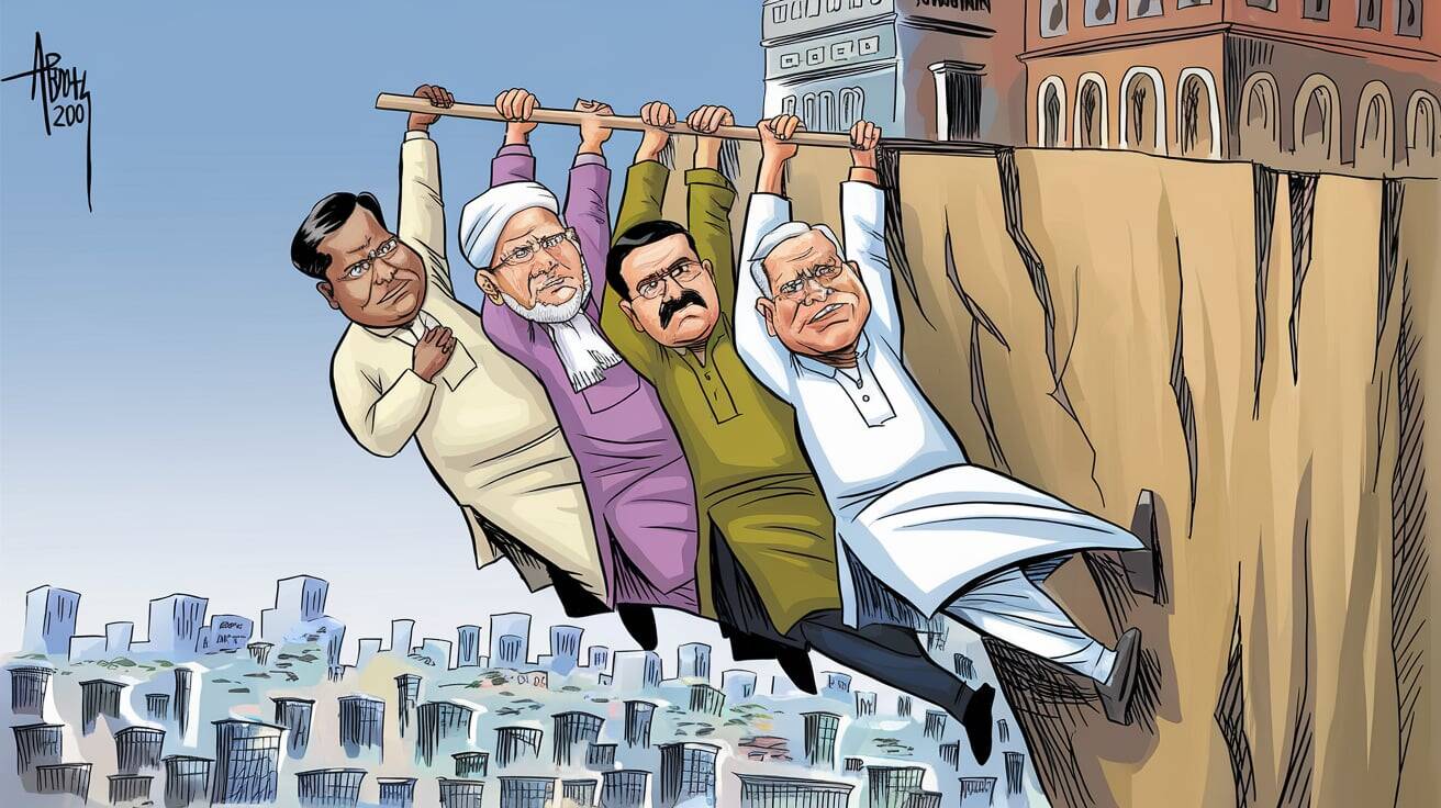 मंगत कथन : नेता का गिरना गंभीर नहीं, गिरे पर हँसना राष्ट्रद्रोह जैसा अपराध..