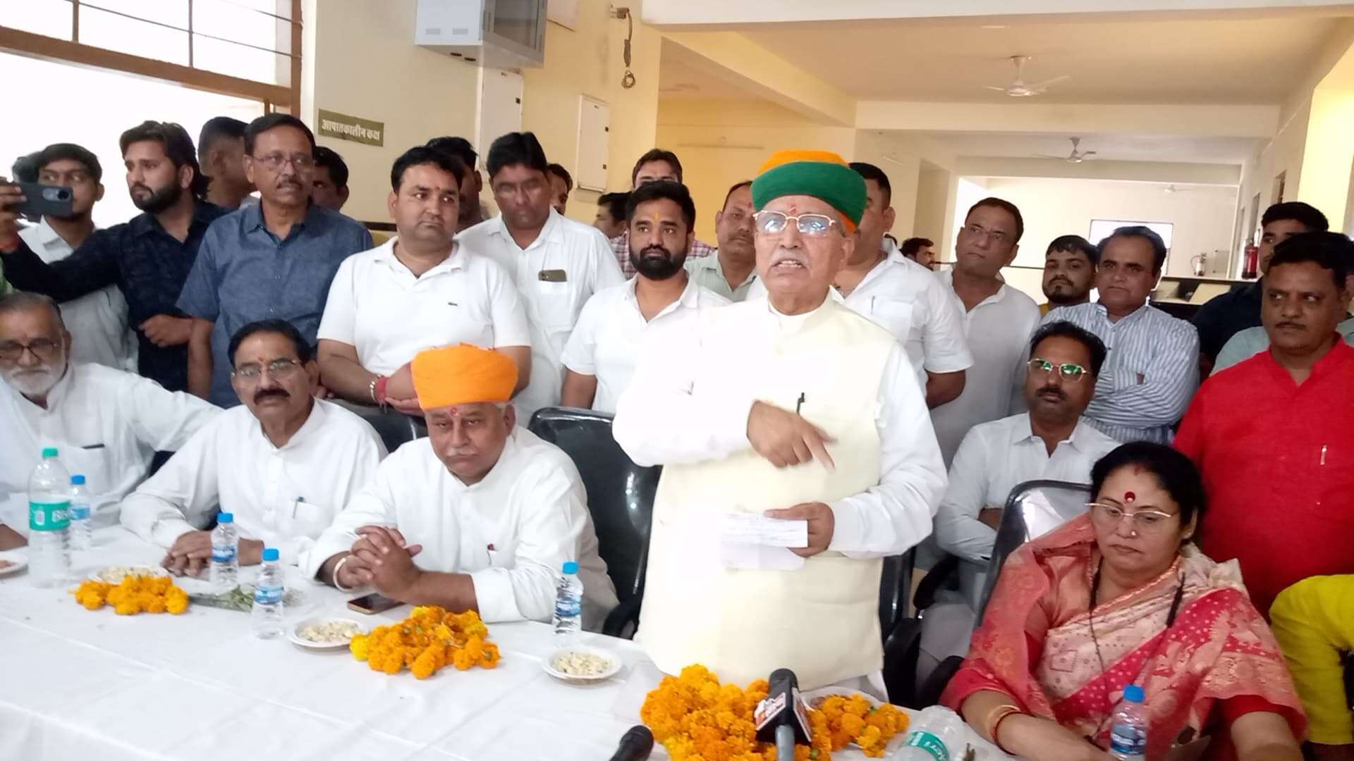 बीकानेर: केन्द्रीय मंत्री अर्जुनराम, विधायक जेठानंद की मौजूदगी में गंगाशहर सामुदायिक स्वास्थ्य केन्द्र में सेवाएं शुरू