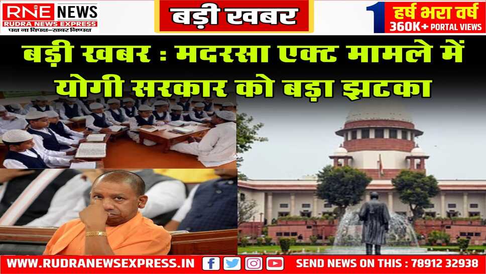 Supreme Court ने मदरसा एक्ट पर इलाहाबाद HC के फैसले को किया खारिज