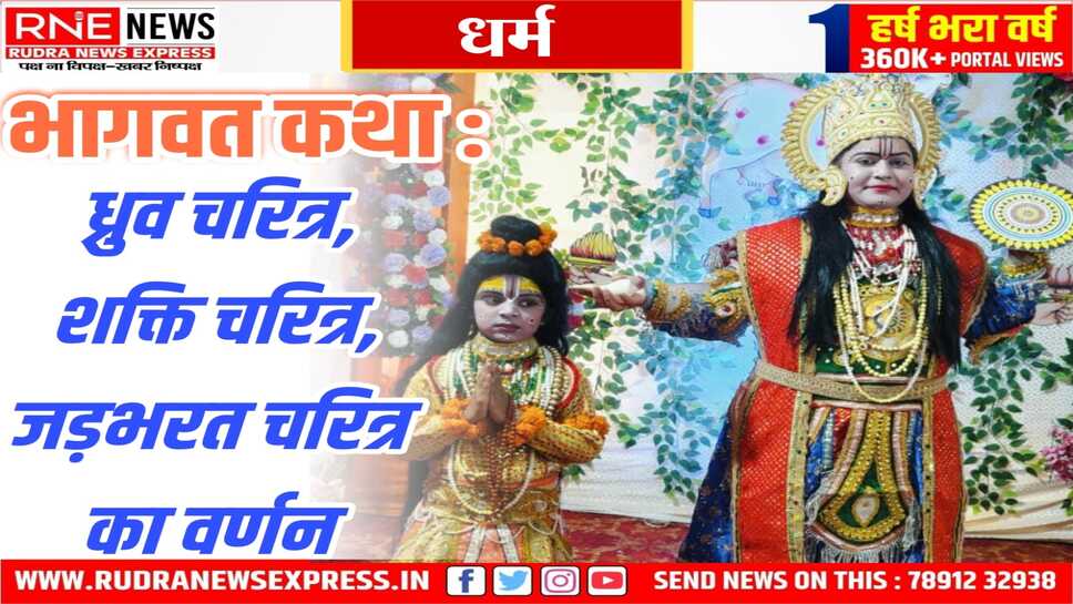 Bikaner : हनुमान दास स्मृति भागवत कथा में जसवंतगढ़ के RK ग्रुप की झांकियाँ