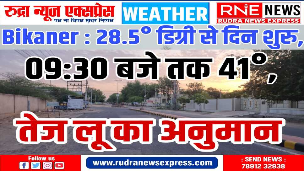 Rajasthan Heat Wave: बीते दिन धौलपुर, फतेहपुर, बाड़मेर, फलोदी, जालोर 46 पार, आज भी गर्मी के तीखे तेवर
