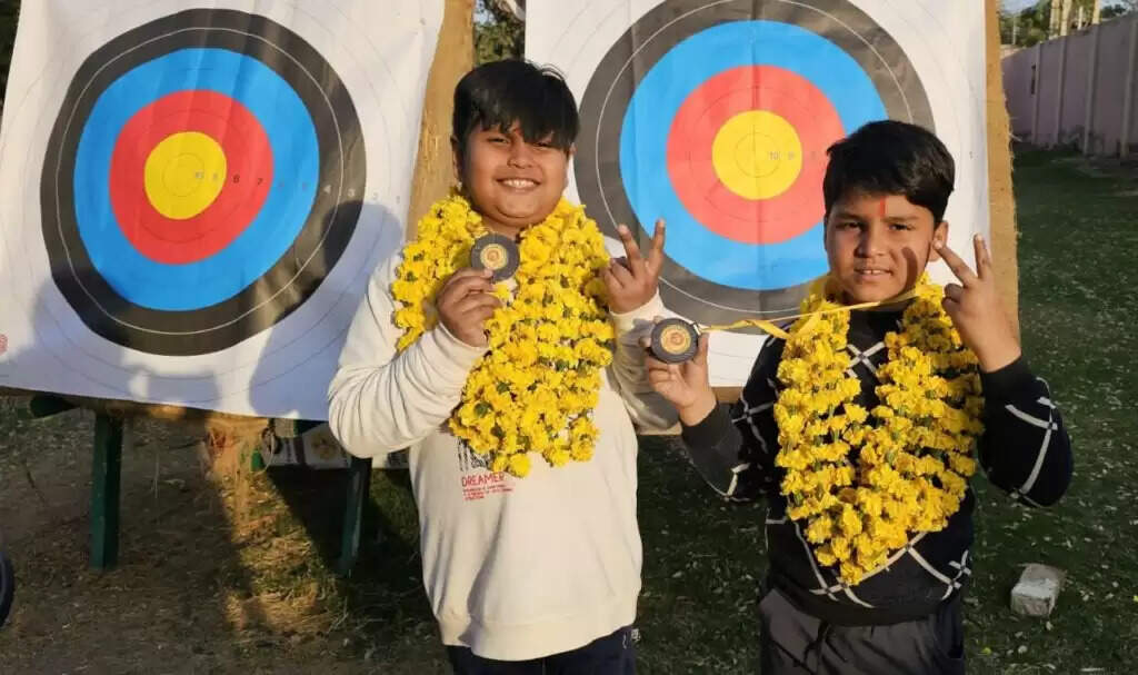 बीकानेर की तीरंदाजी में बच्चों ने लगाए पंख, जीते दो कांस्य पदक