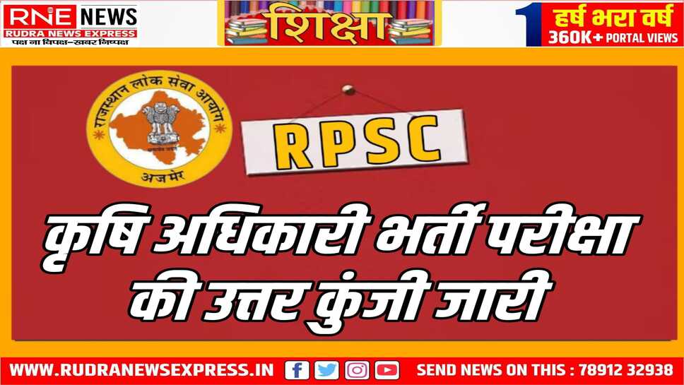 कृषि अधिकारी प्रतियोगी परीक्षा में उत्तर कुंजी पर आपत्ति 25 तक, परीक्षार्थी अभी आपत्तियां देने में जुटे हुए हैं, अंतिम तारीख नजदीक