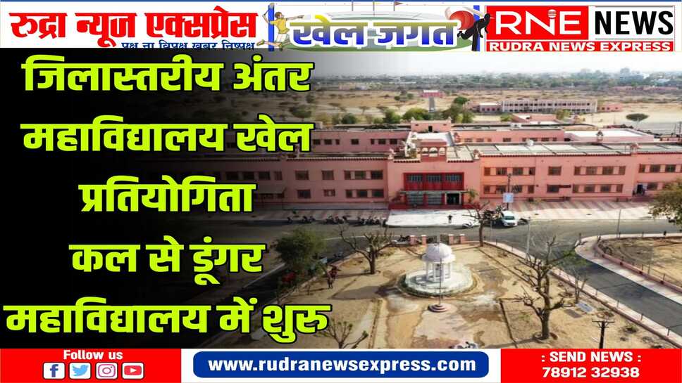 प्रतियोगिता के लिए आयुक्तालय द्वारा डूंगर कॉलेज को नोडल महाविद्यालय नियुक्त किया