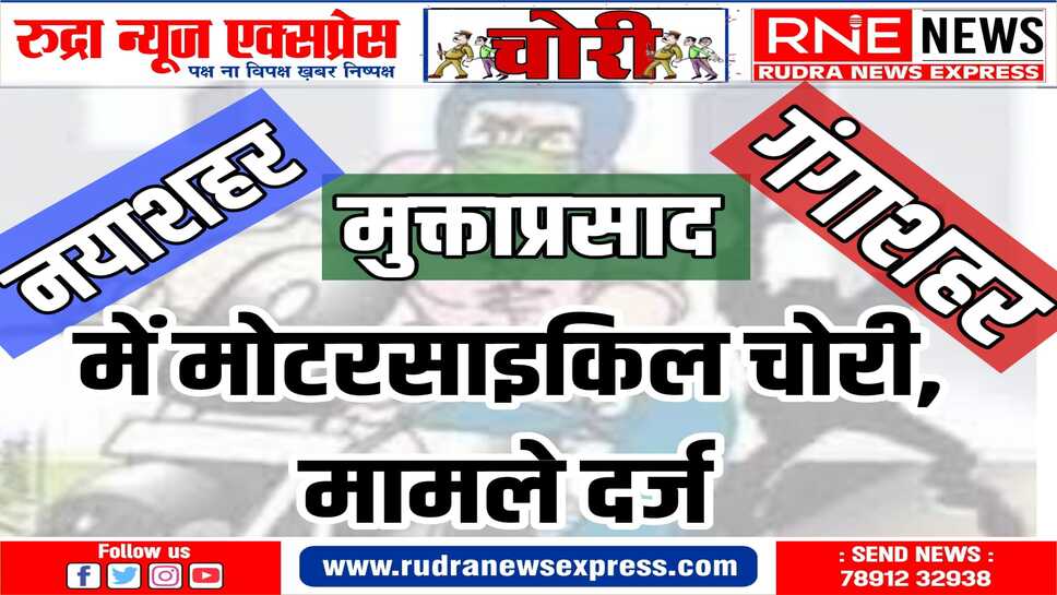 शहर में औसतन हर रोज मोटरसाइकिल चोरी की वारदातें सामने आ रही