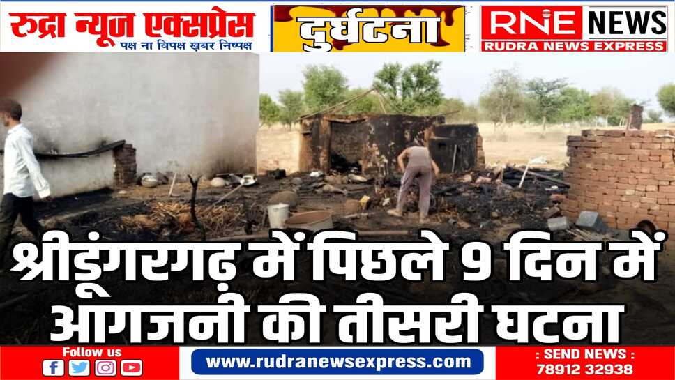 SHRI DUNGARGARH : फ़िर जला किसान का आशियाना