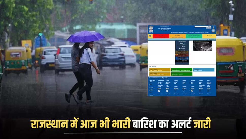 हरियाणा में आज भी जमकर बरसेगें मेघा,13 जिलों में बारिश का अलर्ट, देखें IMD ताजा अपडेट 