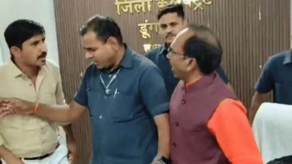 राजस्थान के एमएपी-एमएलए चलती मीटिंग में भिड़े, सुरक्षाकर्मियों ने रोका