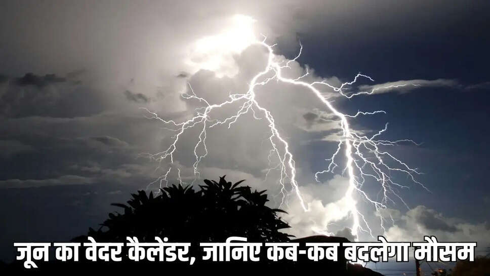Haryana Weather Calendar : जून का वेदर कैलेंडर, जानिए कब-कब बदलेगा मौसम