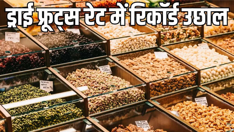 Dry Fruits Price : सूखे मेवों की कीमतों में आया भारी उछाल, &nbsp;बादाम, पिस्ता, अंजीर के रेट 30 प्रतिशत तक बढ़े&nbsp;