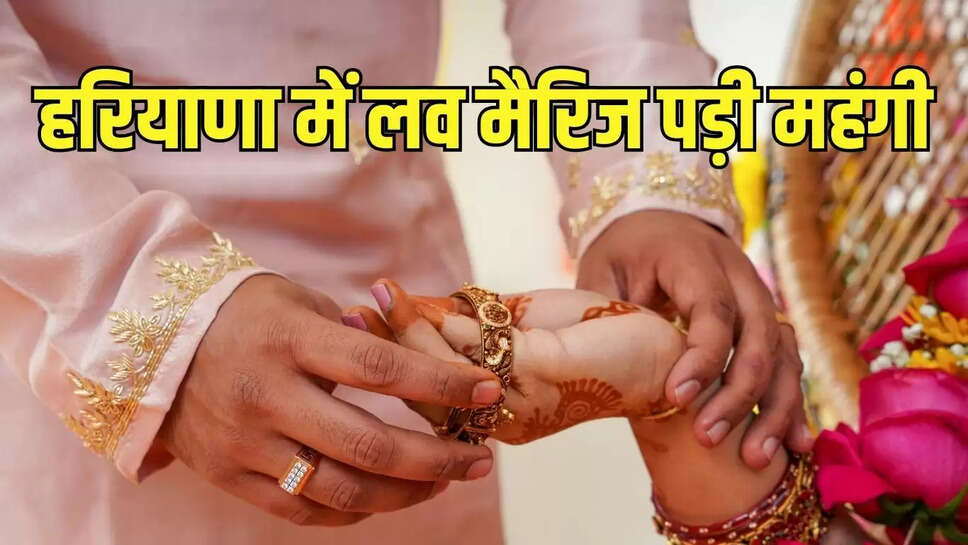Love Marriage  हरियाणा में लव मैरिज पड़ी महंगी, दुल्हन, पंडित व गवाहों पर केस दर्ज&nbsp;