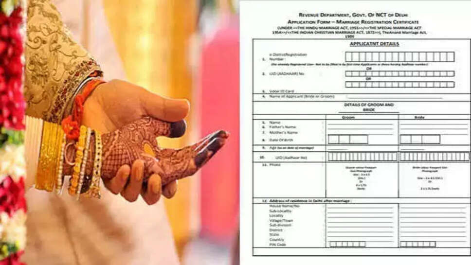 Marriage certificate