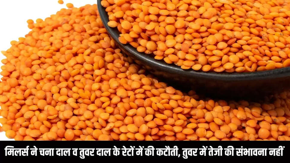Dal wholesale : मिलर्स ने चना दाल व तुवर दाल के रेटों में की कटौती, तुवर में तेजी की संभावना नहीं 
