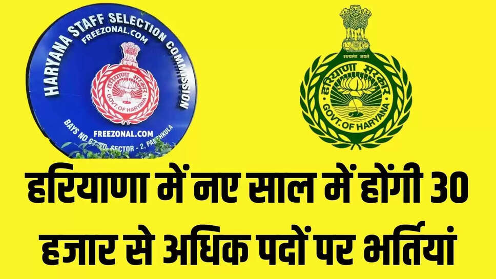 HSSC 2026 : हरियाणा में नए साल में होंगी 30 हजार से अधिक पदों पर भर्तियां
