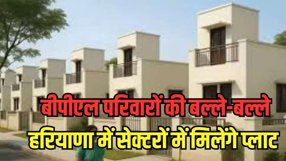 Bpl Scheme : बीपीएल परिवारों की बल्ले-बल्ले, हरियाणा में सेक्टरों में मिलेंगे प्लाट 