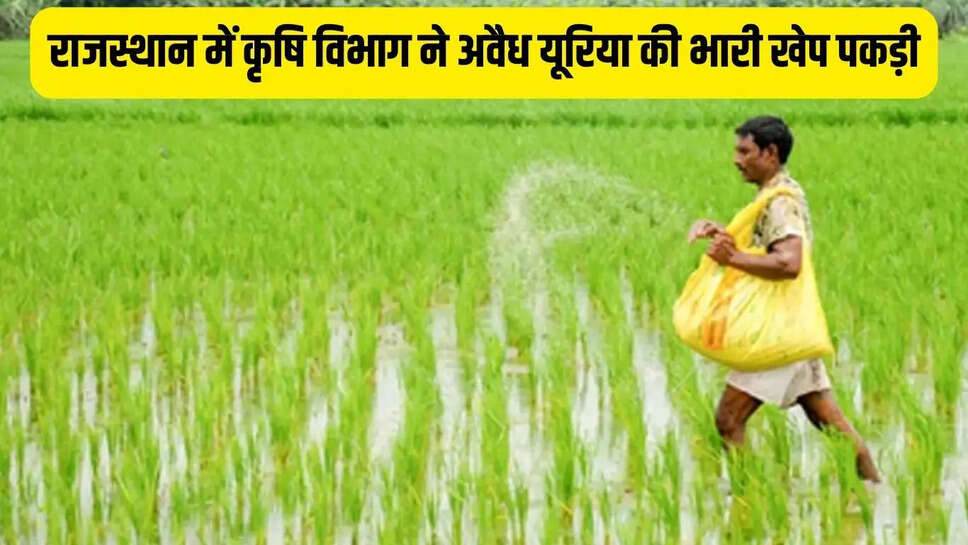 Rajasthan Urea&nbsp;: राजस्थान में कृषि विभाग ने अवैध यूरिया की भारी खेप पकड़ी, यूरिया का बनाया जा रहा था डेफ&nbsp;