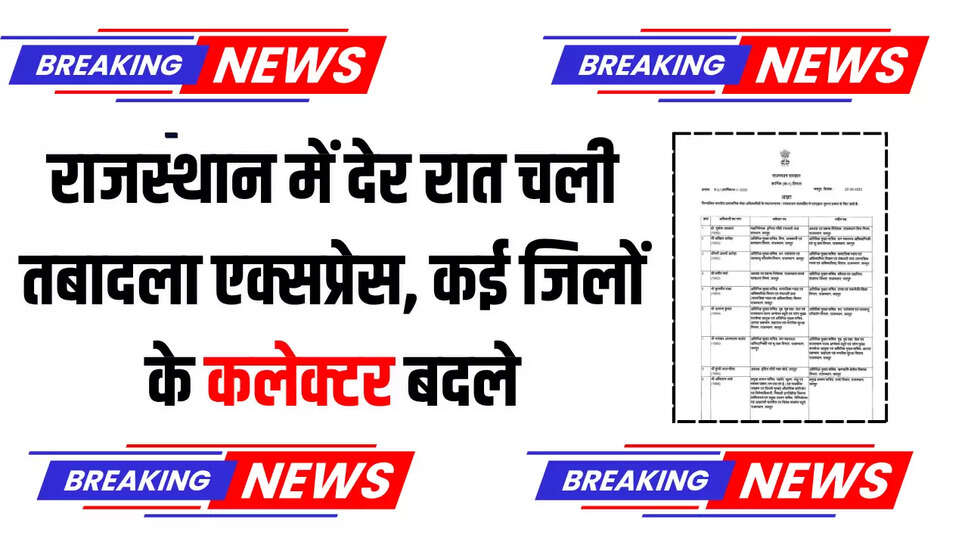 Rajasthan News,Rajasthan IAS Transfer,Rajasthan IAS Transfer List,Rajasthan IAS Transfer News,Rajasthan IAS Transfer List Today,Rajasthan IAS Transfer List 2025,