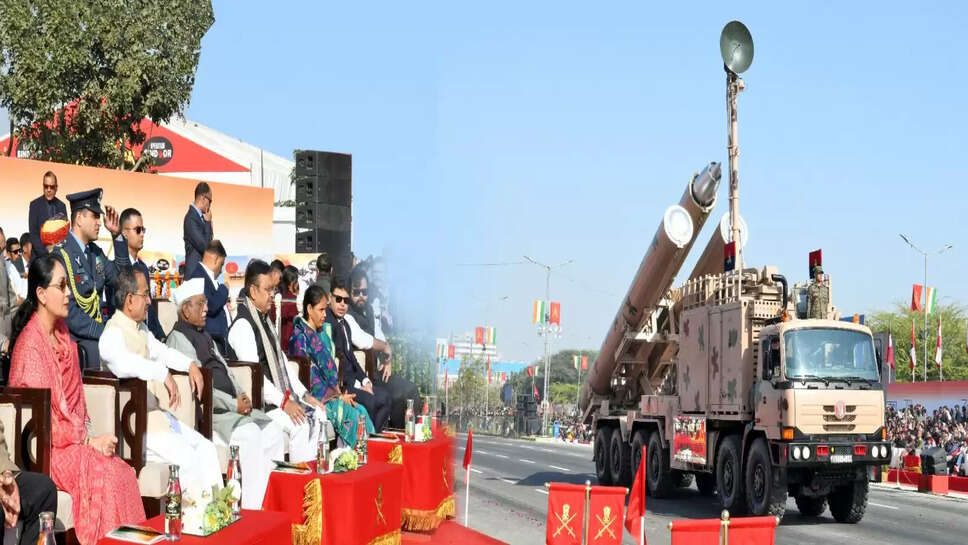 Army Day Parade Jaipur : सेना दिवस पर जयपुर में दिखा शौर्य और पराक्रम, ब्रह्मोस मिसाइल बनी आकर्षण