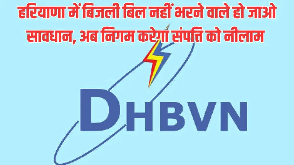 Haryana Electricity Bill : हरियाणा में बिजली बिल नहीं भरने वाले हो जाओ सावधान, अब निगम करेगा संपत्ति को नीलाम&nbsp;