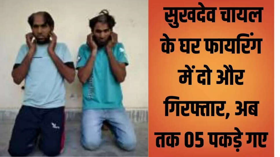 Bikaner Crime&nbsp; सुखदेव चायल के घर फायरिंग में दो और गिरफ्तार, अब तक 05 पकड़े गए