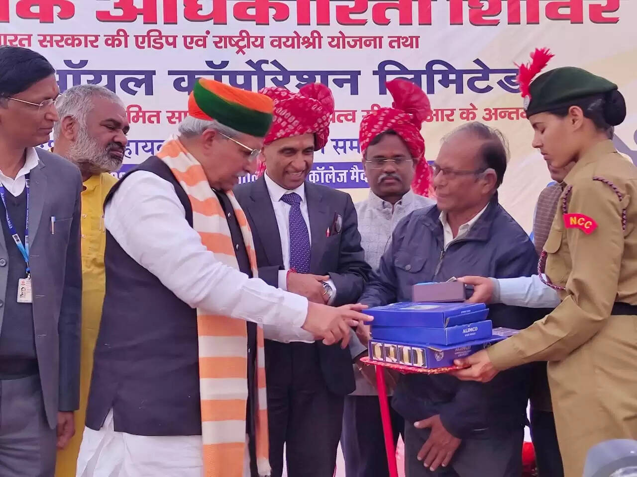 Bikaner : बुजुर्गों, जरूरतमंदों को मदद मिली, चेहरे खिले