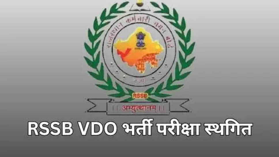 Rajasthan vdo exam