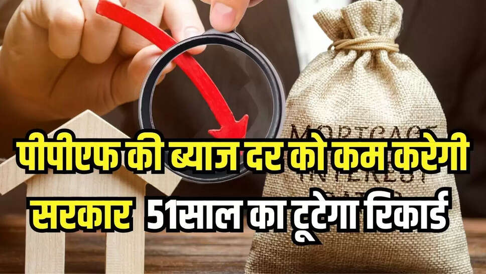 पीपीएफ की ब्याज दर को कम करेगी सरकार ! 51साल का टूटेगा रिकार्ड 