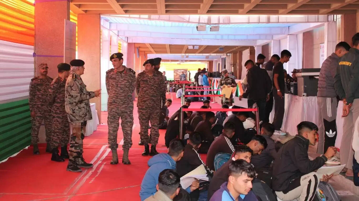 बीकानेर में अग्निवीर भर्ती, &nbsp;05 जिलों के युवा दिखा रहे दमखम