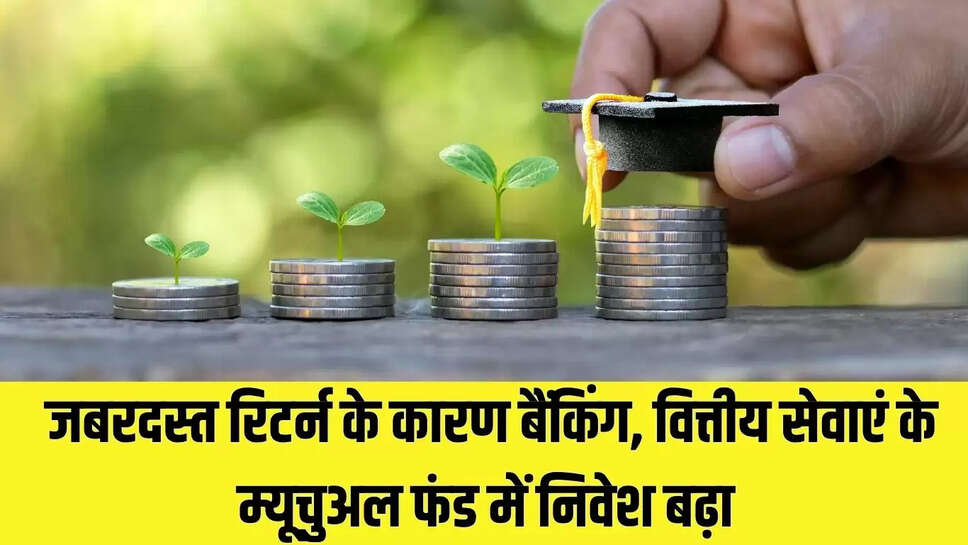 जबरदस्त रिटर्न के कारण बैंकिंग, वित्तीय सेवाएं के म्यूचुअल फंड में निवेश बढ़ा 
